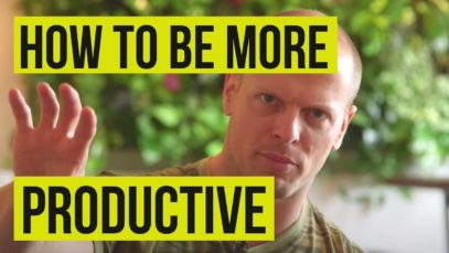 How to Be More Productive