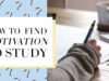 How To Find Motivation To Study / Productivity Tips