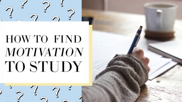 How To Find Motivation To Study / Productivity Tips